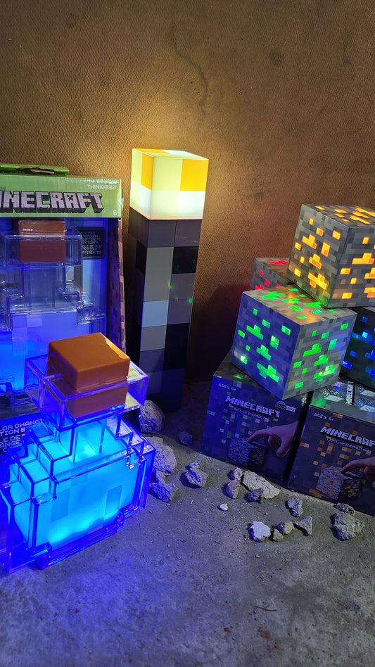 Lamparas de Minecraft