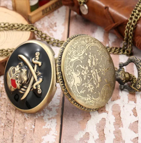 Reloj de Bolsillo Piratas Del Caribe