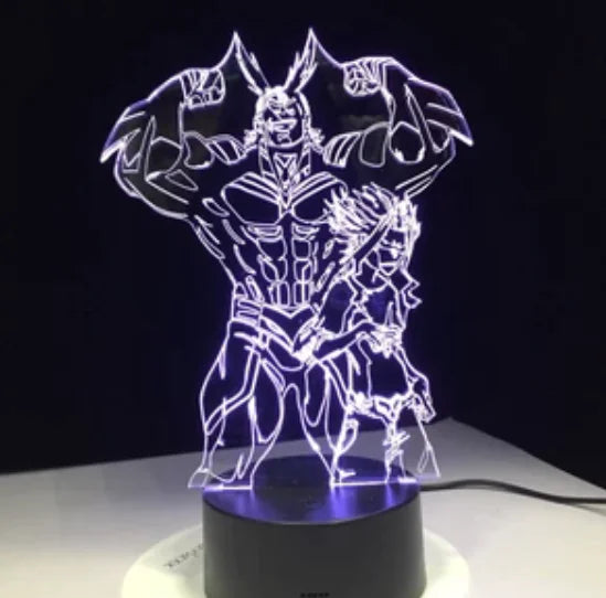 Lámpara Acrilica My Hero Academia 2