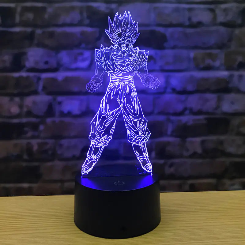 Lampara Acrilica Goku SJJ 2