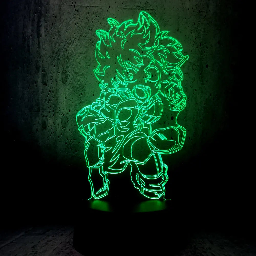 Lámpara Acrilica My Hero Academia 1