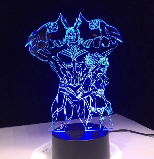 Lámpara Acrilica My Hero Academia 2