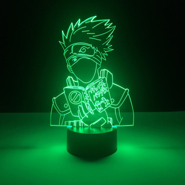 Lampara Acrilica 3D Naruto Kakashi