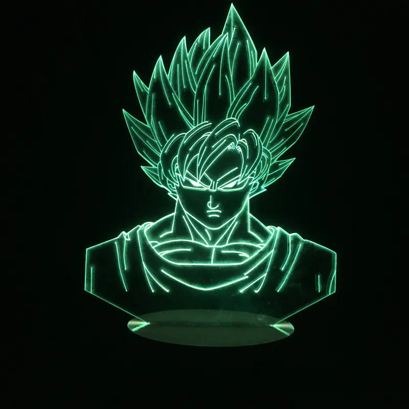 Lampara Acrilica Goku y Gohan