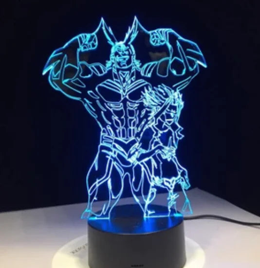 Lámpara Acrilica My Hero Academia 2