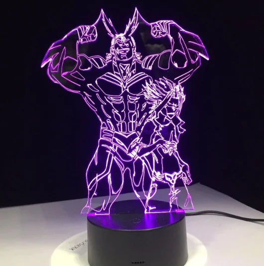 Lámpara Acrilica My Hero Academia 2