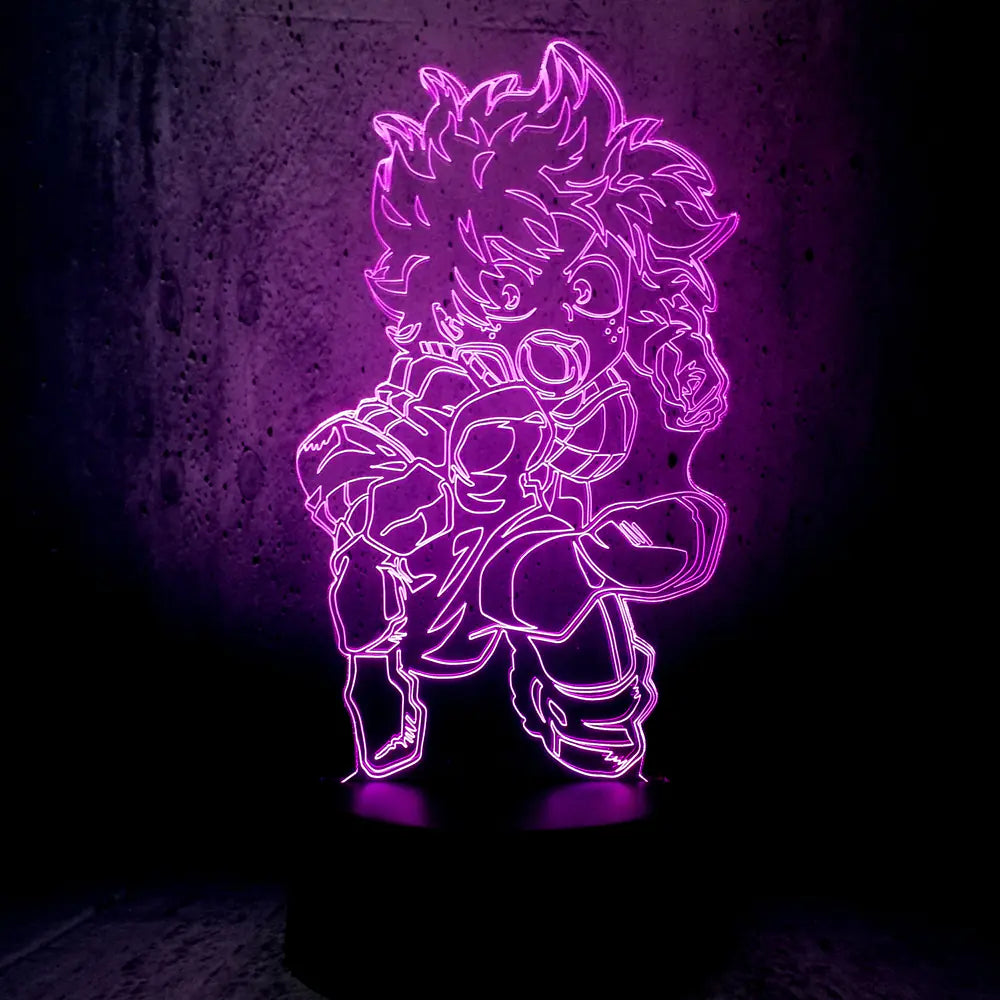 Lámpara Acrilica My Hero Academia 1