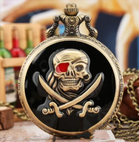 Reloj de Bolsillo Piratas Del Caribe