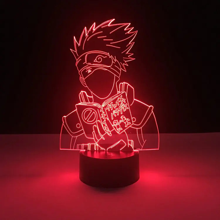 Lampara Acrilica 3D Naruto Kakashi