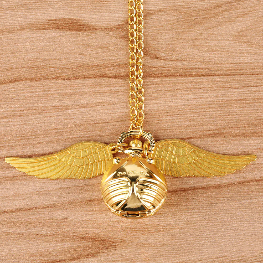 Harry Potter Reloj de Bolsillo Snitch Dorada