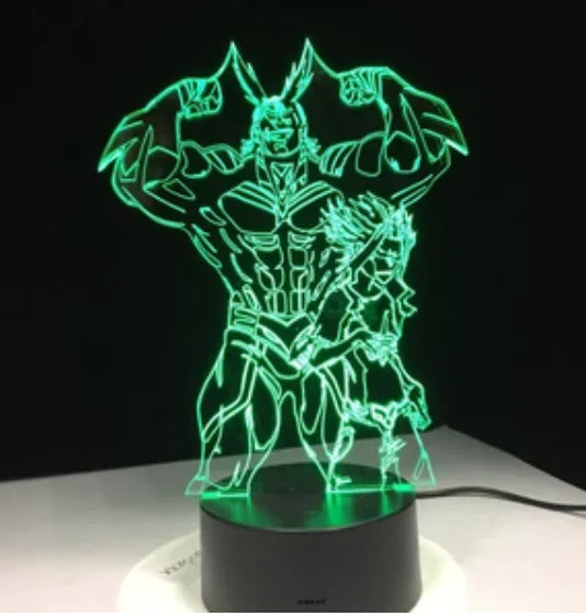 Lámpara Acrilica My Hero Academia 2