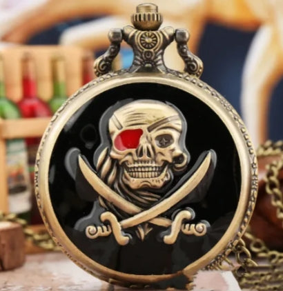 Reloj de Bolsillo Piratas Del Caribe
