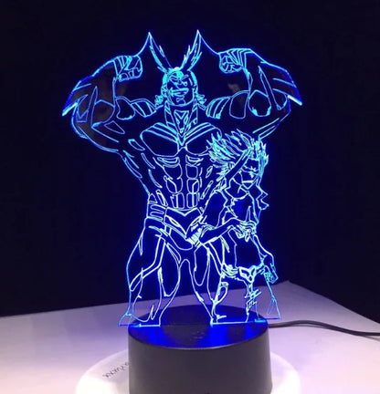 Lámpara Acrilica My Hero Academia 2