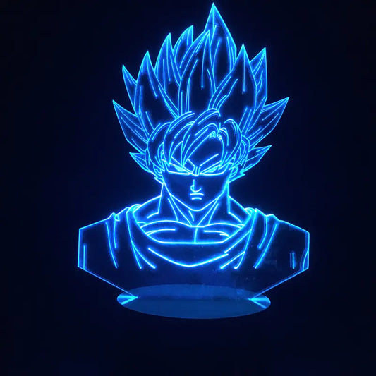 Lampara Acrilica Goku y Gohan