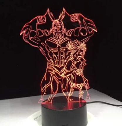 Lámpara Acrilica My Hero Academia 2