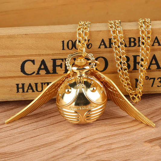 Harry Potter Reloj de Bolsillo Snitch Dorada