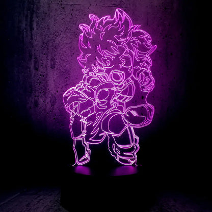 Lámpara Acrilica My Hero Academia 1