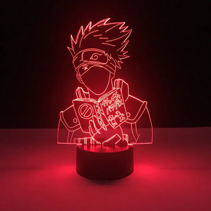 Lampara Acrilica 3D Naruto Kakashi