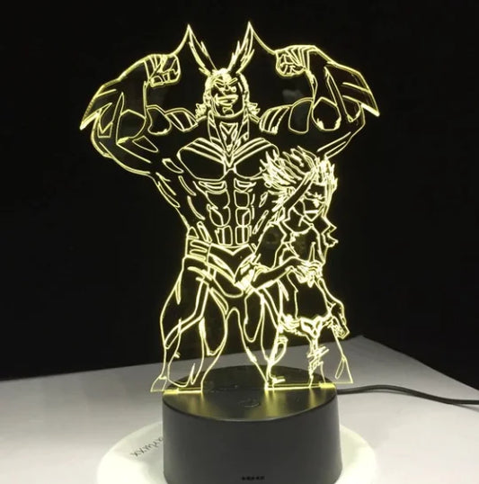 Lámpara Acrilica My Hero Academia 2