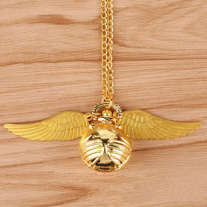 Harry Potter Reloj de Bolsillo Snitch Dorada