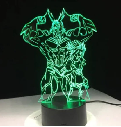 Lámpara Acrilica My Hero Academia 2